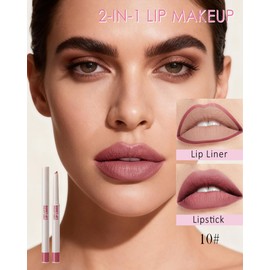 Rose Pink Matte Lip Liner, Waterproof Lip Liner Pencil, Women Lips Makeup