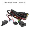Fog Light Wiring Harness Socket Wire Connector with 40A Relay