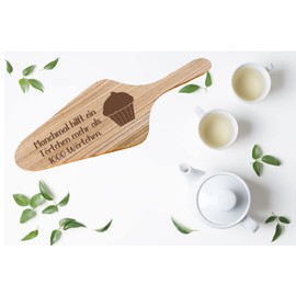 Lustiger Tortenheber, Kuchenheber, Tortenschaufel aus Holz - Geschenk für viele Anlässe