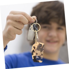 Healeved 10pcs Keychain Pocket Comb Travel-friendly Wide Tooth Comb for All Hair Types Compact and Stylish Grooming Essentials