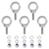PATIKIL M6 x 20 mm Lifting Shoulder Eye Bolt, 5