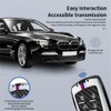TECART Luminous Strip 5 Button Car Smart Key Fob Cover