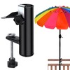 xlwen Terrace Umbrella Clip 1 Piece Balcony Umbrella Clamp, Patio