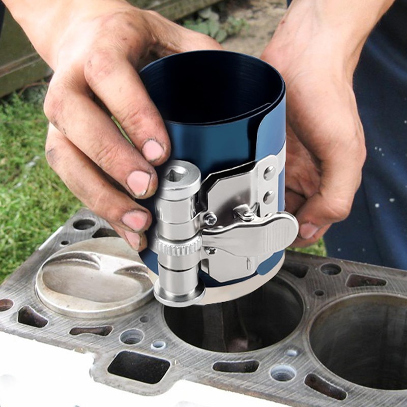 Xastro 3" Piston Ring Compressor Tool, Adjustable Ratchet Piston Ring