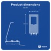 hb-digital Set: 2x CAT.8 Keystone RJ45 Module + 2x DIN