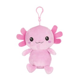 Kawaii Kuties 5"/12.5cm Japanese Kawaii Axolotl Soft Plush Bag Clip