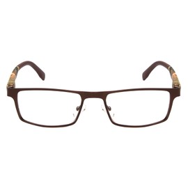 Calabria 5961 Metal Camouflage Men's Reading Glasses +1.50 in Bronze Spring Hinged Designer Single Power Readers