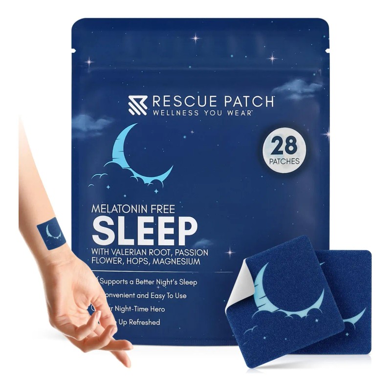 Rescue Patch Parches Dormir Melatonina Unid