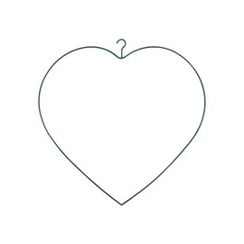 Harilla Herzförmiger Drahtkranz, Valentinstag-Dekoration, Herstellung von Ringreifen, Zubehör, DIY-Girlande, Metallkranz zum Basteln, Neujahr