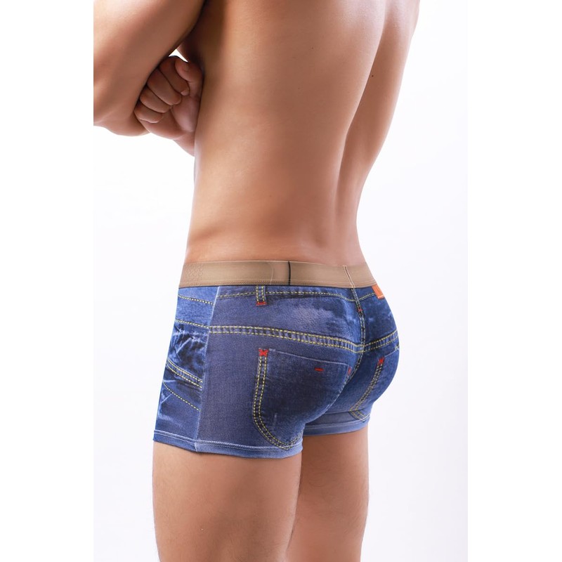 Golirsteca - Calzoncillos tipo calzones de algodón 3D para hombre,