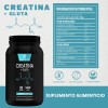Creatina + Glutamina Suplemento Polvo Muscle Life 1kg 50serv