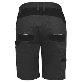 WORK IDEA Men's Stretch Work Shorts with Numerous Pockets and Tool Pockets, black