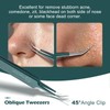 WSYUB Blackhead Tweezers,Upgrade Professional Facial Blackhead Remover Tweezers, Extraction Tools