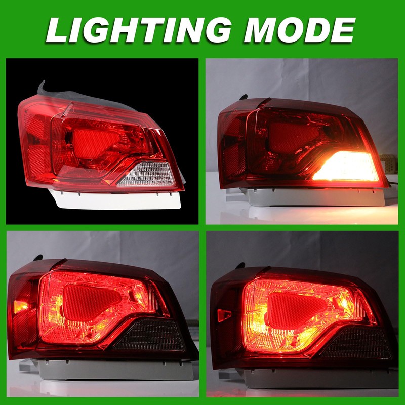 Lochnchn Rear Tail Lights Compatible with Chevy Impala 2014-2020 Outer