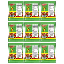 Haribo Gummi Candy, Happy Cherries, 5 Ounce CHOOSE COUNT! - 9 Count