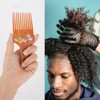AUEAR, 3 Pack Hair Pick Wooden Comb, Wide Tooth Afro
