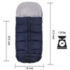 CozyMe Stroller Footmuff, Insulated Stroller Blanket Evelution for Winter Baby,