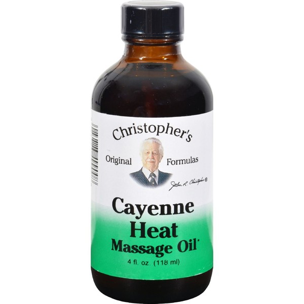 Cayenne Heat Massage Oil 4 OZ