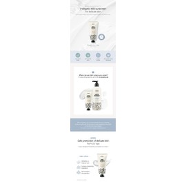 Mongdies Baby Sun Cream SPF30 PA+++ -100% SAFE Moist and Gentle Inorganic Sunscreen, EWG Green level Ingredients, Contains plant-derived extracts and plenty of deep ocean water- 60ml