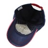 Spargel Distressed American Casual Baseball Cap, navy/black
