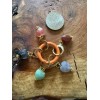 Handmade Agate Yarn Markers Or Ear Rings 5 Per Order