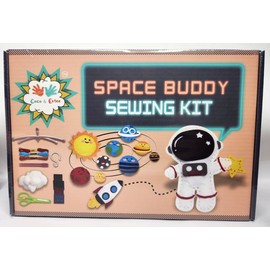 Coco & Estee Solar System Sewing Kit for Kids Make Your Own Stuffed Animal, Beginner Sewing