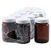 Amber Jar 100g with Lid 10 Pack