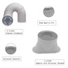 Portable Air Conditioner Window Vent Kit with 5.9” Diameter Hose,
