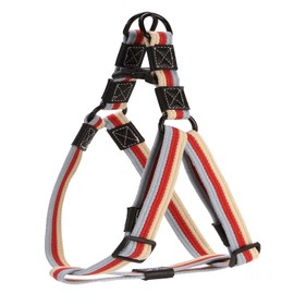 Shorven Arnés de algodón ajustable para perros, sin tirones, arnés de chaleco para cachorros pequeños, medianos y grandes, para caminar al aire libre, rojo, XL