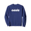 Oasis – White Logo On Navy Sweatshirt
