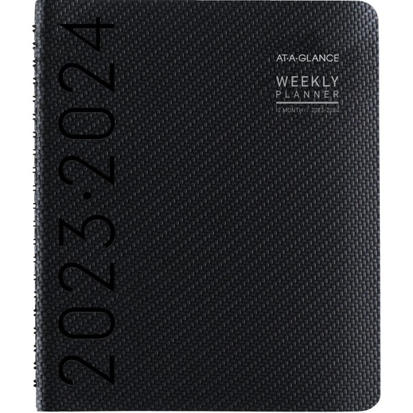 AT-A-GLANCE 2023-2024 Academic Planner, Weekly & Monthly, Half-Hourly Appointment Book,