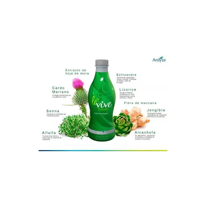 ARDYSS LE VIVE GREEN ANTIOXIDANT DIETARY SUPPLEMENT JUICE