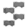 Front & Rear Brake Pads Ceramic Compatible with 2008-2021 Lexus