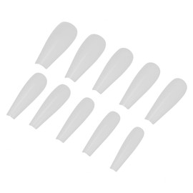 BIUDECO Set of Pcs Long Fake Nails Ballet Nail Tips Art Stickers Diy Manicure Kit for Parties