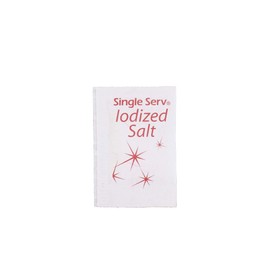 Single Serv Flat Salt Packets (Poly Bags) - 0.6 Gr, 1000Count (Pack of 3)
