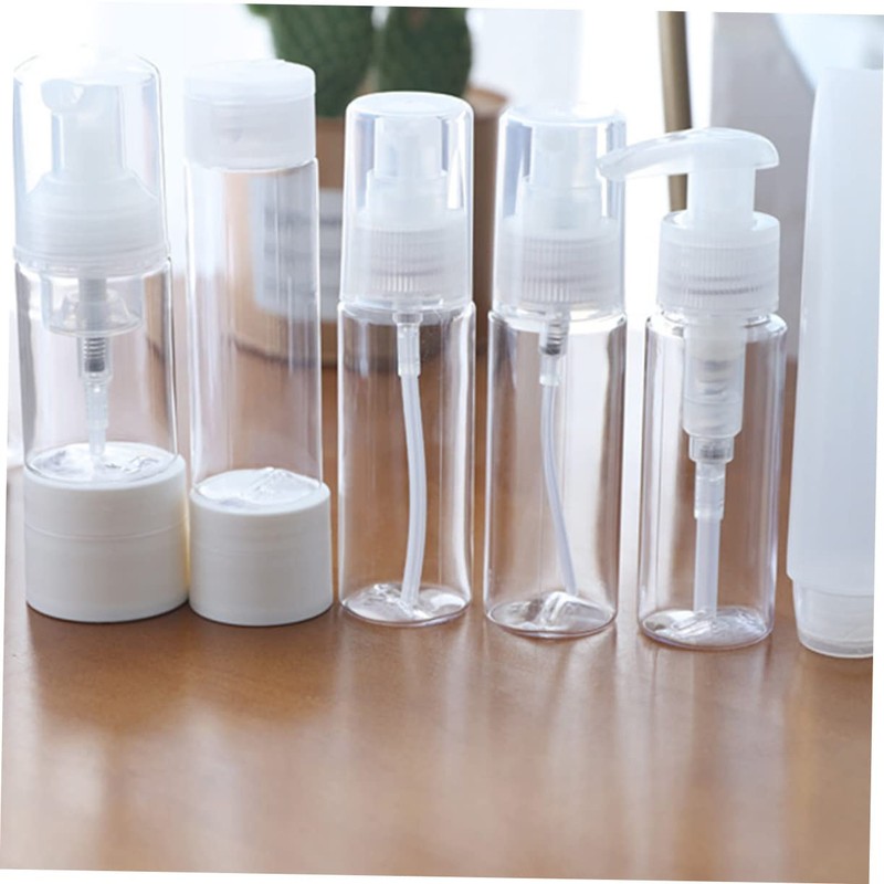 NOLITOY Travel Accessories Kit 5pc Press Pump Bottles Petg Subpackaging