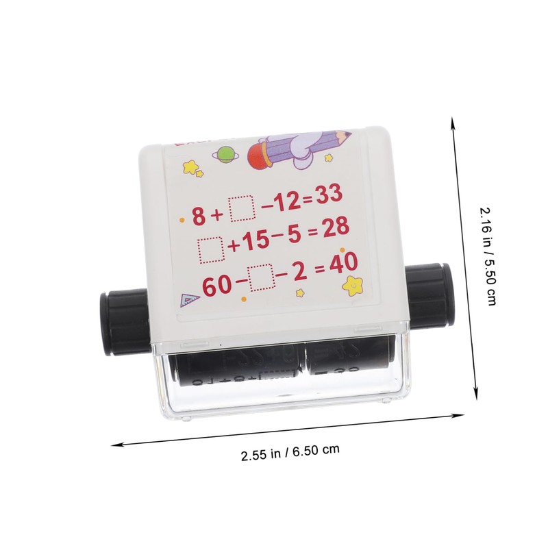 Operitacx 1 Set Teaching Stamps for Addition and Subtraction Role