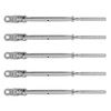5PCS Thread Swage Lag Screw Stainless Steel 3/16in Cable Railing