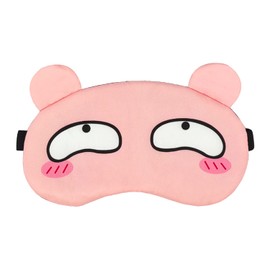 ALLY-MAGIC Cute Sleeping Eye Masks, Soft Cartoon Sleep Mask Breathable Eyeshade Kids Adult Universal Y6-BQYZ (Pink)