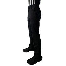 Smitty BKS267 Men's Ultimate Modern Tapered Fit Basketball Official's Pant (33) Black