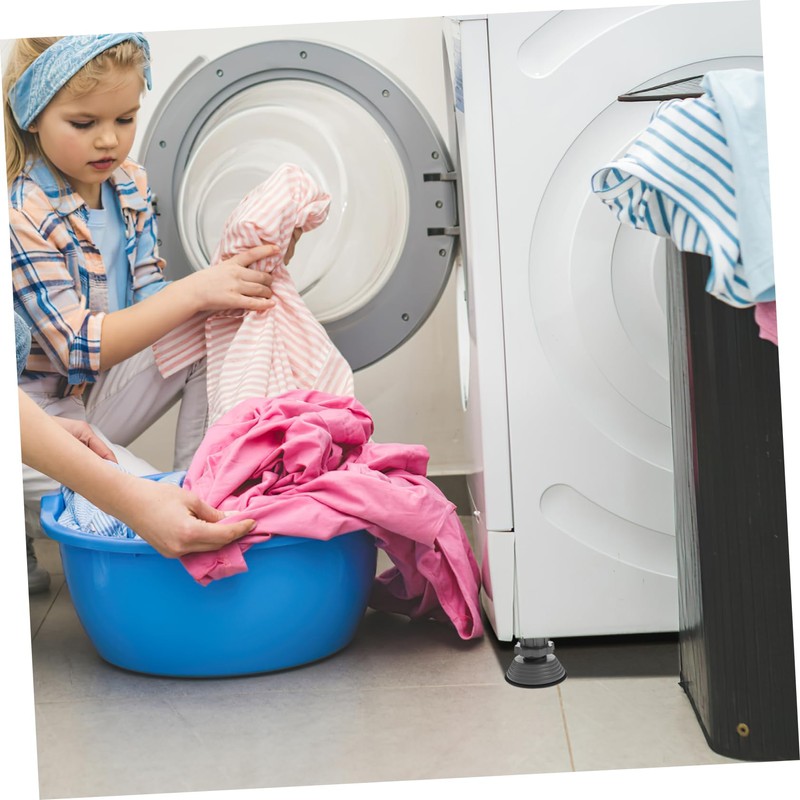 Mipcase 4 pcs Adjustable Slip Washing Machine Foot Pads for