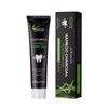 Bamboo Activated Charcoal Toothpaste - 85g - Natural Teeth Whitening,
