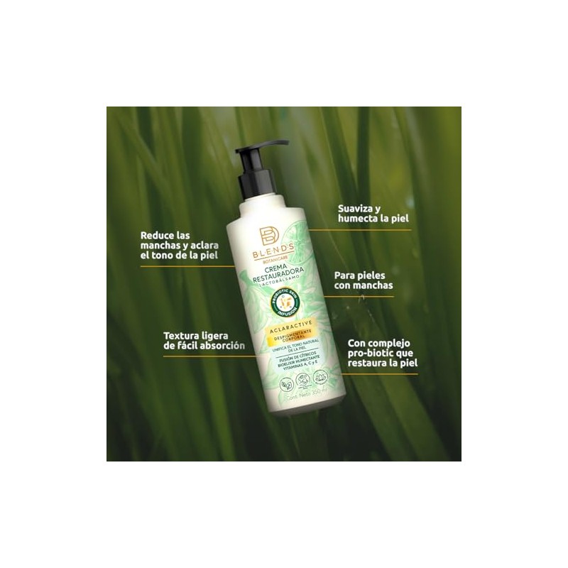 Blends Botanicare Crema Corporal Restauradora y Aclarante 350ml - Reduce