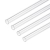 sourcing map Acrylic Pipe Clear Rigid Round Tube 10mm ID