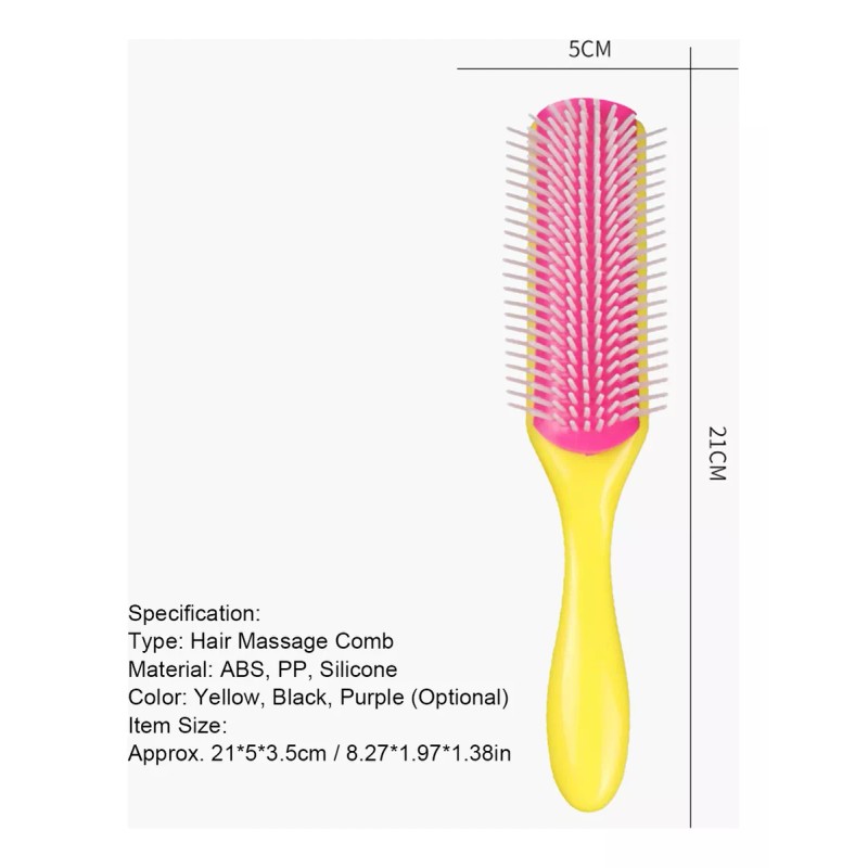 generic Cepillo De Ventilación Desenredante Para Secar Y Peinar El