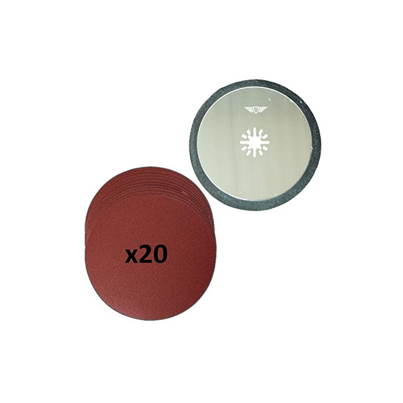 21 x TopsTools UNKA21SKC Full Round Sanding Kit Compatible with