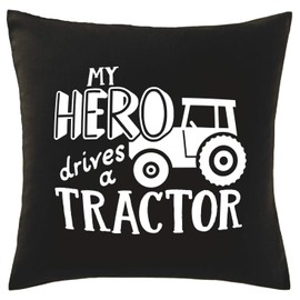 Hippowarehouse My Hero Drives a Tractor Printed bedroom accessory cushion cover case 41x41cm