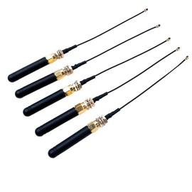 Fasizi 5pcs U.FL IPEX to SMA Connector Antenna 868-915MHz for Lora Board Lora32u4 II Wifi Lora32