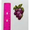 Vintage Purple Grape Sew- On Patch Embroidered