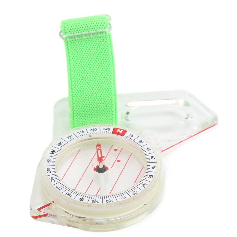 Orienteering Compass Clear Scale ABS Multifunction Thumb Compass With Luminous